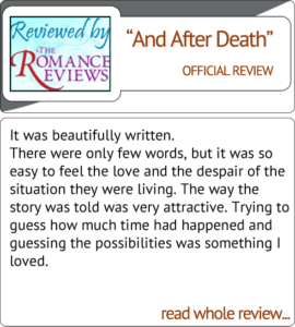 TheRomanceReviews reviewed And After Death